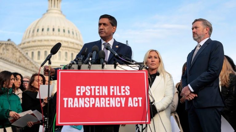 Khanna, Massie, Greene urge Senate to pass Epstein bill unchanged, warn of ‘reckoning’